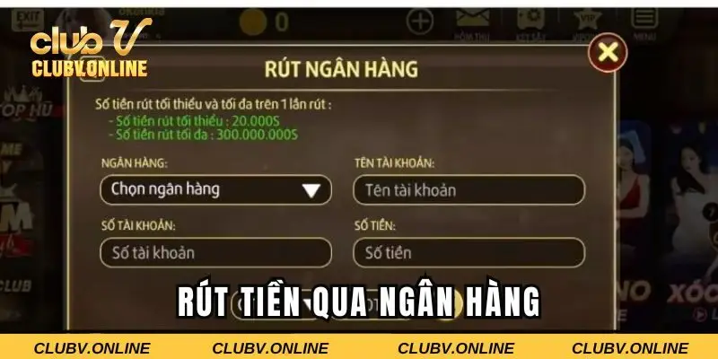 Nhận thưởng qua ngân hàng đơn giản